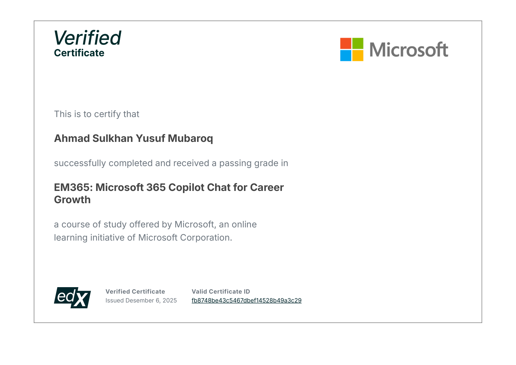 EM365: Microsoft 365 Copilot Chat for Career Growth
