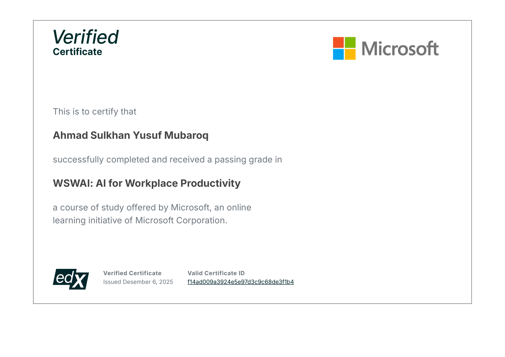 WSWAI: AI for Workplace Productivity
